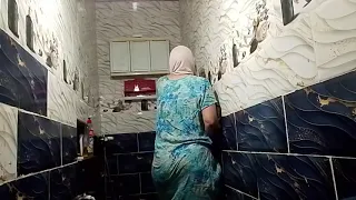 روتين تنظيف الحمام 