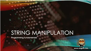 OCR GCSE Computer Science with Mr Goff 36 String manipulation