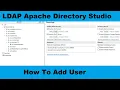 4 LDAP Apache Directory Studio How to Add User