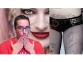Harley Quinn s Tattoos Up Close from Suicide Squad Bonus Features