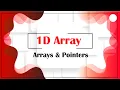 Lecture 6 1 Pointers 1D Array