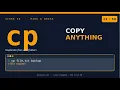 Linux Commands cp Copy Files in Linux Like a Pro Including - r for Folders