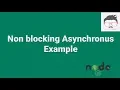03 What is Nonblocking Asynchronous Node js in Hindi