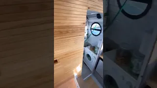 Quick tour of our sailboat #boatrestoration #boatlife #electriccatamaran #liveaboard #boatdog