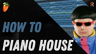 how to make piano house