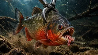 Live ! Diving deep in the ocean bed To catch THE BIG  fishes