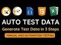 Master Test Data Generation in 3 Easy Steps with AutoTestData