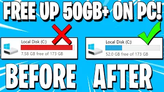 Download How to FREE Up Disk Space on Windows 10, 8 or 7! 🖥️ More than 50GB+! MP3