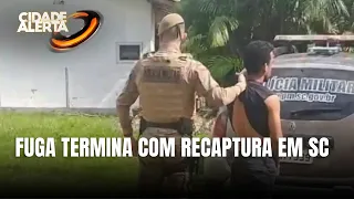 Homem que fugiu de viatura é recapturado em Jaraguá do Sul