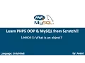 PHP OOP MySQLi Lesson 3 What is an object