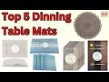 Top 5 Best Dinning Table Mat Sets Best Placemats Set on Amazon 2025