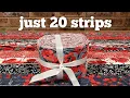 Fast Easy Jelly Roll Quilt - Make a Quilt in a Day