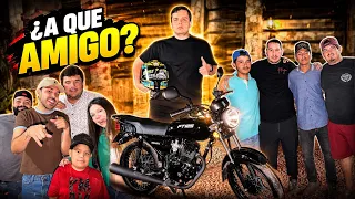 ME LA RIFÉ REGALANDO ESTA MOTO A MI AMIGO | KC |