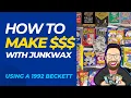 Using a 1992 Beckett Price Guide Transforming 1992 Upperdeck Baseball Junk Wax Into Profit