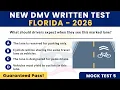 FLORIDA DMV WRITTEN TEST 2026 FL WRITTEN PRACTICE EXAM MOCK TEST 5 DMV HANDBOOK QUESTIONS