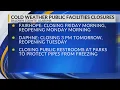 Cold weather closures around the WKRG News 5 coverage area