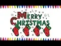 PRINTABLE Coloring Pages MERRY CHRISTMAS DOWNLOAD PRINT