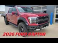 2026 Ford Raptor 801a pkg Ruby Red