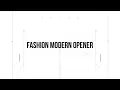 Fashion Modern Opener Premiere Pro Templates
