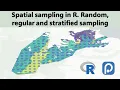 Spatial Sampling in R Random regular and stratified sampling