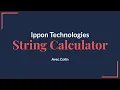 Kata String calculator - Colin