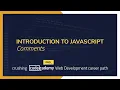 Crushing Codecademy PRO WEB DEVELOPMENT career path Challenge - Comments