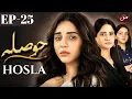 Hosla Episode 25 Eng Sub Amna Malik Arsala Siddique New Pakistani Drama