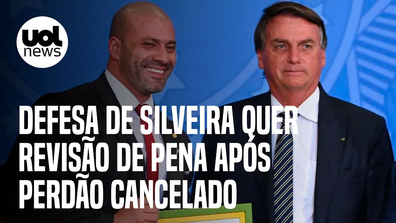 Com perdão de Bolsonaro cancelado, defesa de Daniel Silveira quer revisão de pena