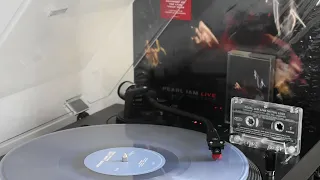  pearl jam complete a side live on two legs clear translucent lp 