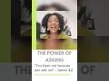 Daily Bible Declarations - The Power of Asking