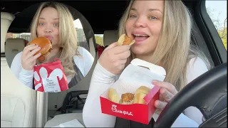 I ATE CHICK FIL A FOR ONLY 24 HOURS CHALLENGE Breakfast Lunch and Dinner