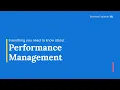 Performance Management System 101