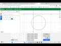 Using Desmos Calculator to find center and radius of a circle
