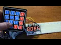 Control a 7 segment display with a Keypad and Arduino