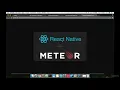 React Native Expo Pokemon Map - New app and installing Meteor