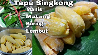 Download RESEP PATEN JANGAN BELI TAPE SINGKONG LAGI Cara Terjozz Membuat Tape Singkong Kering Manis Matang MP3