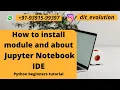 Jupyter notebook vs Default python vs ipython IDE python beginners tutorial 2022