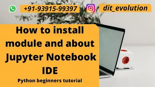 Jupyter notebook vs Default python vs ipython IDE python beginners tutorial 2022