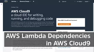 AWS Cloud9 - AWS Lambda Dependencies