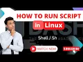 How to Run Shell Script on Linux sh Script Kali Ubuntu fedora Mac Gateway solutions