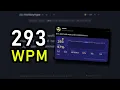 Lagu FORMER WR - Typing 293 WPM for 15 SECONDS (Monkeytype)