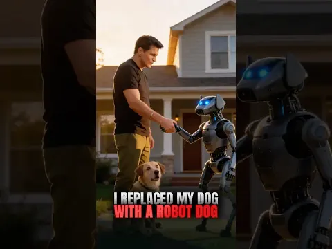 I Replaced My Dog With a Robot Dog!