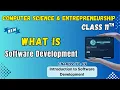 002 Software Development Chapter 1 Introduction to Software Development Class 11th Computer Science