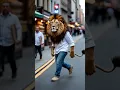 #trending #funnyshorts #loin man#kids#meta ai#comedy video #animal#lion