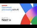 Unlocking Document Automation with Vertex AI Platform