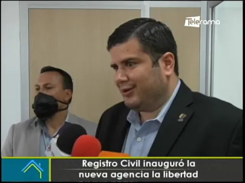 Registro civil inauguró la nueva agencia La Libertad