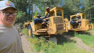 TWO Caterpillar 621 Scrapers Sitting for YEARS. Will they Run(away)??