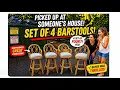 Set of 4 Barstools FOR FREE