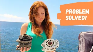 Let’s FINALLY put this problem to bed! [EP 110] – Serpentine belt installation and A Dinghy Debacle