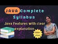JAVA Features or Buzzwords 6 JAVA COURSE in telugu